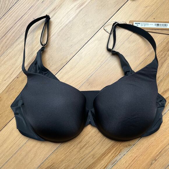 NEW Skims Women's 34D Smoothing Intimates Full Coverage Lightly Lined Bra ONYX - Picture 1 of 11